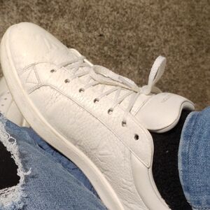 Louis Vuitton White Leather Sneakers